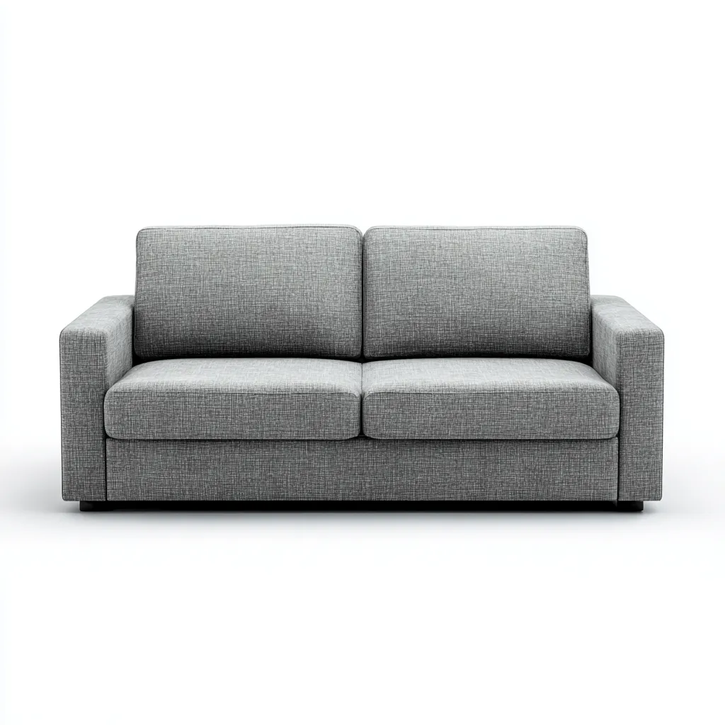 Canapé 2 places-tissu-185x90x85 cm-gris-style contemporain-Havoraiabode