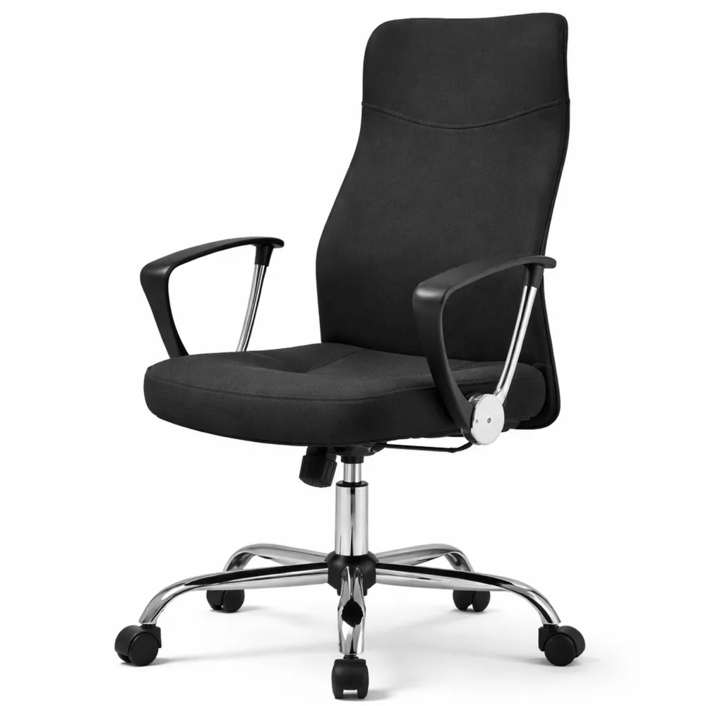 Sedia da ufficio ergonomica regolabile in altezza con schienale alto e braccioli