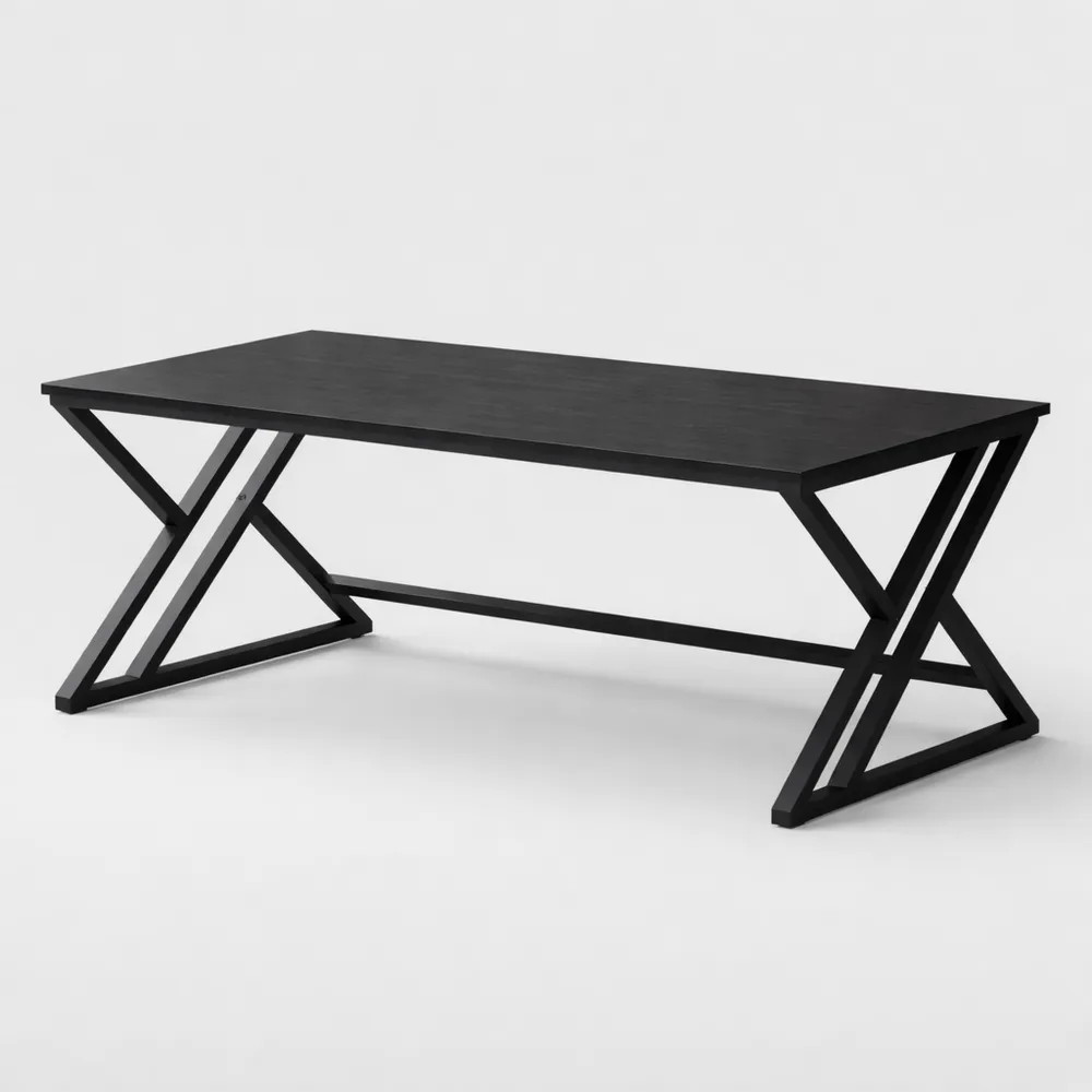 Scrivania moderna lunga per due persone, ideale per studio e ufficio