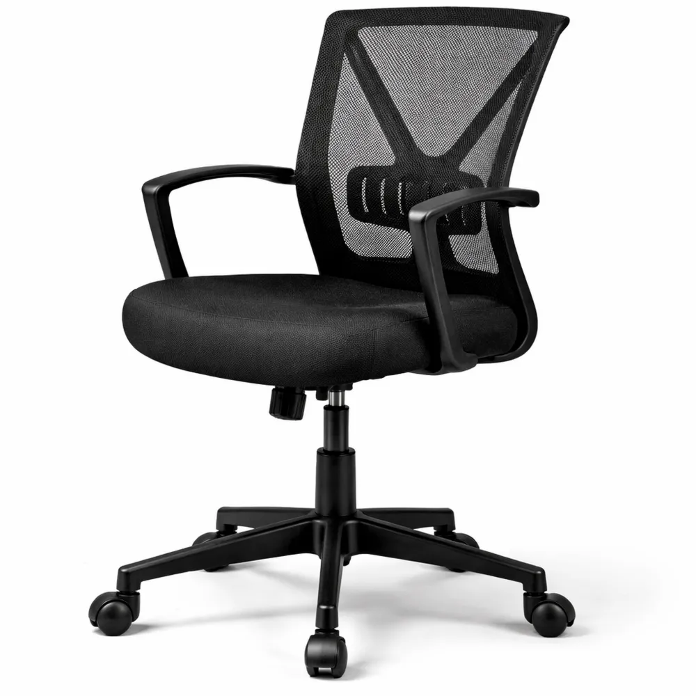 Sedia ergonomica da ufficio con supporto lombare e altezza regolabile
