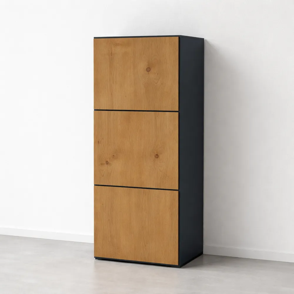 Scarpiera Salvaspazio Slim con 3 Ante e 6 Ripiani