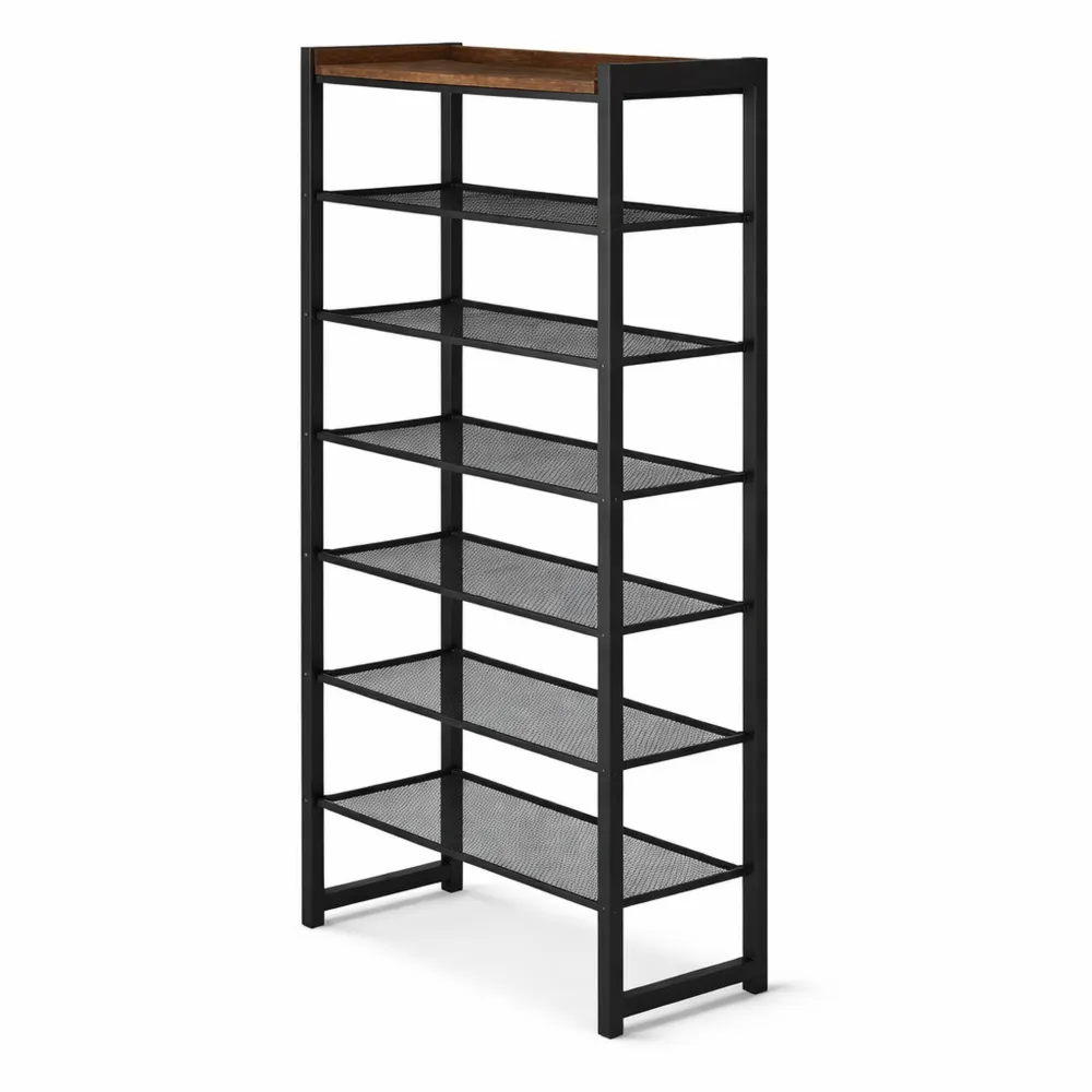 Scarpiera a 10 Ripiani per 16-20 Paia, Scaffale Salvaspazio per Ingresso e Soggiorno