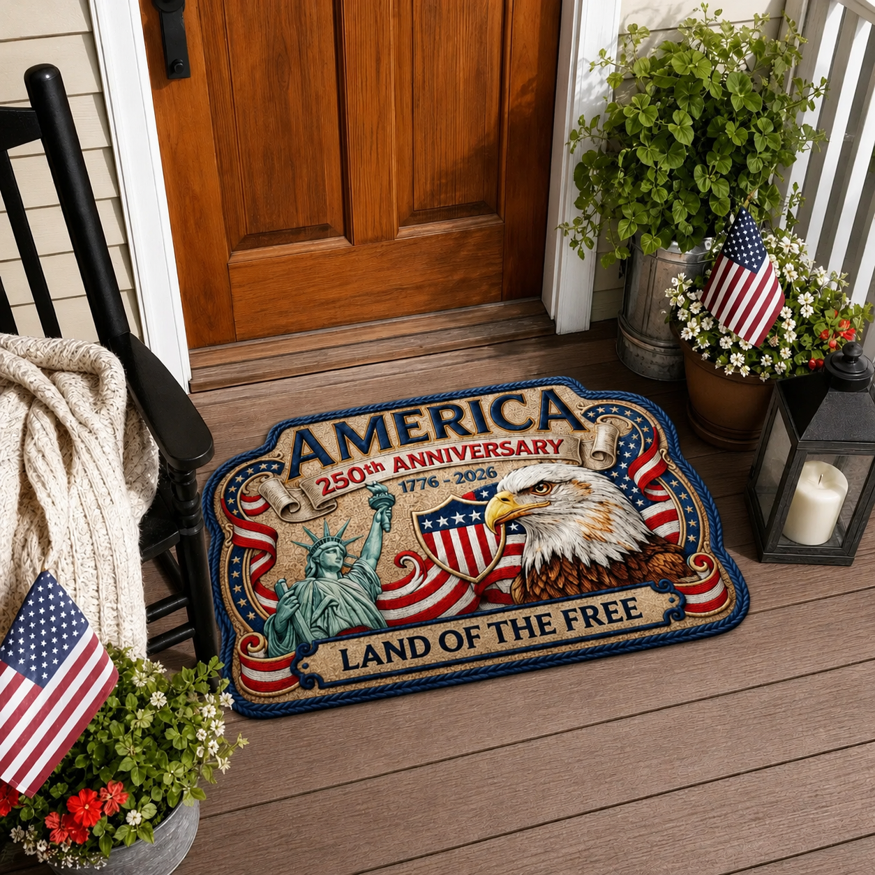🎁Last Day 50% OFF🔥America 250th Anniversary Family Doormat