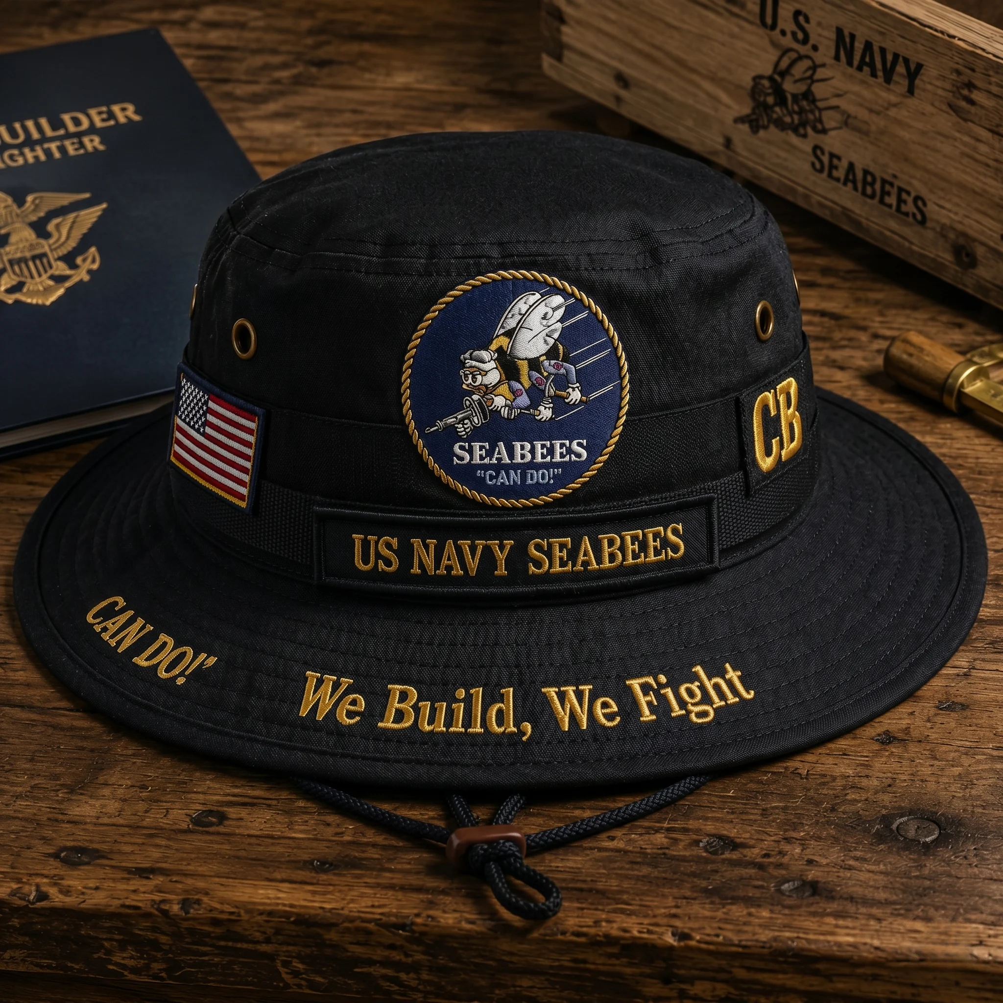 ⚓Last Day Promo: 49% OFF - 🐝U.S. Navy Seabees Bucket hat