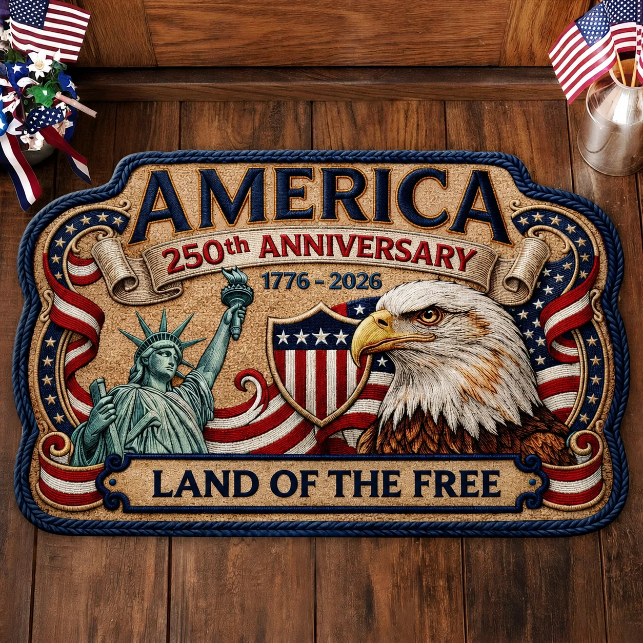 🎁Last Day 50% OFF🔥America 250th Anniversary Family Doormat