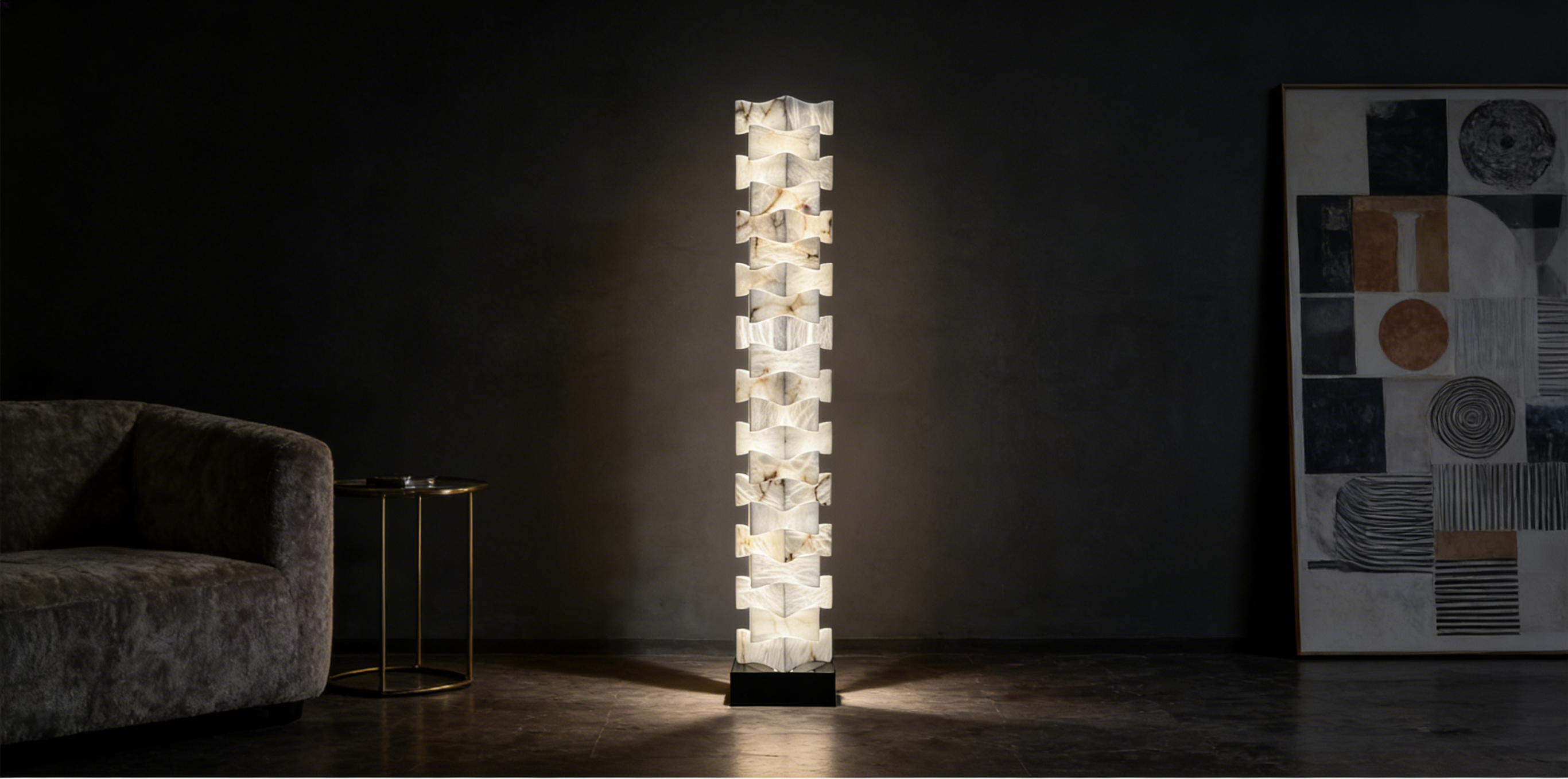 Alabaster Floor Lamp