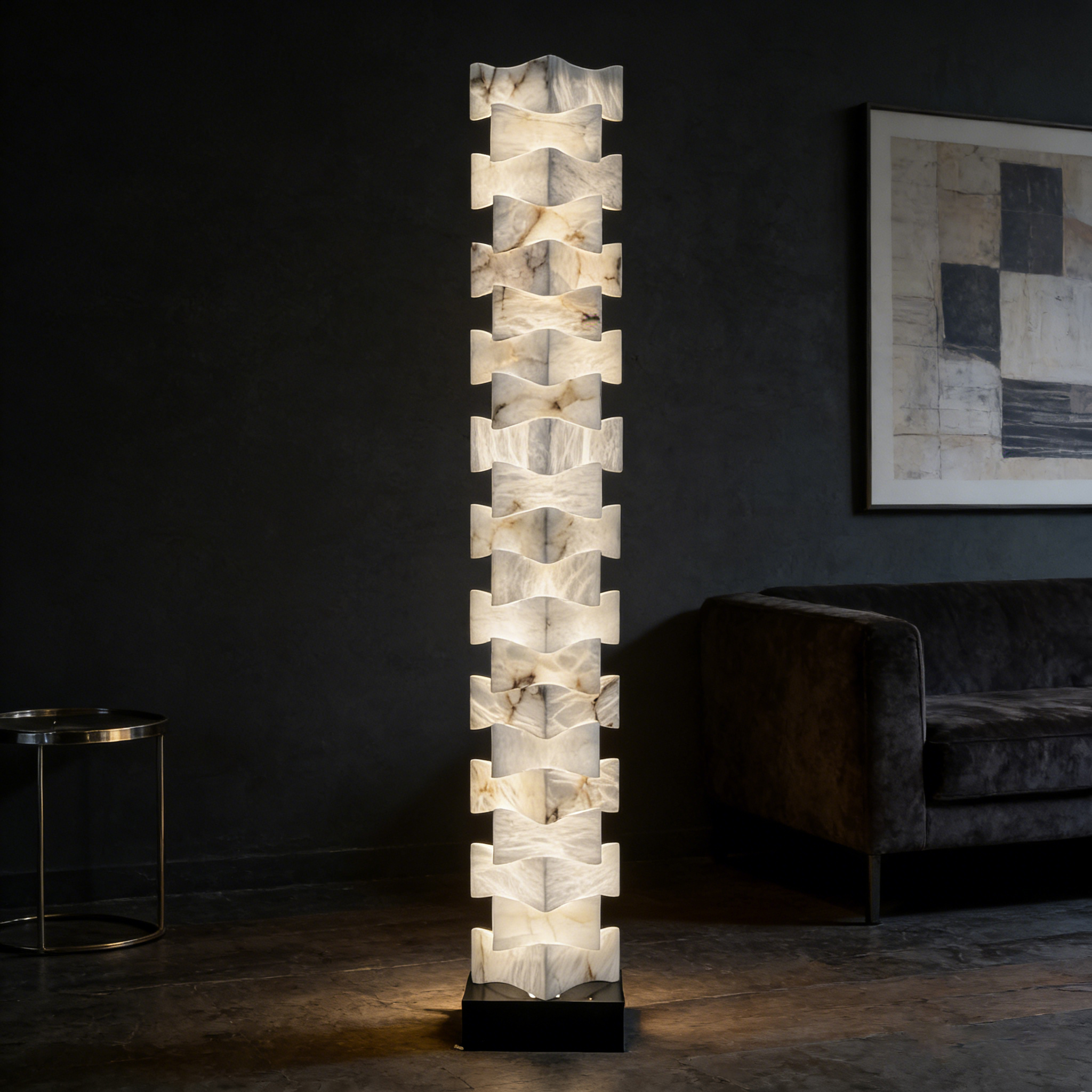 Alabaster Floor Lamp