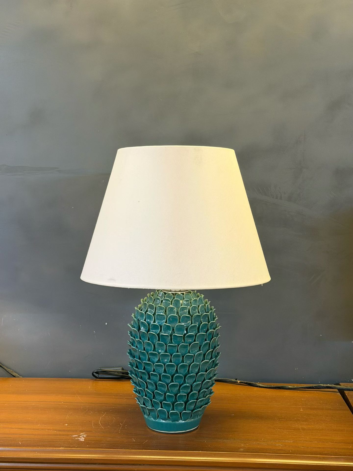  Casailighting “Pinecone Sculpt” Ceramic Table Lamp