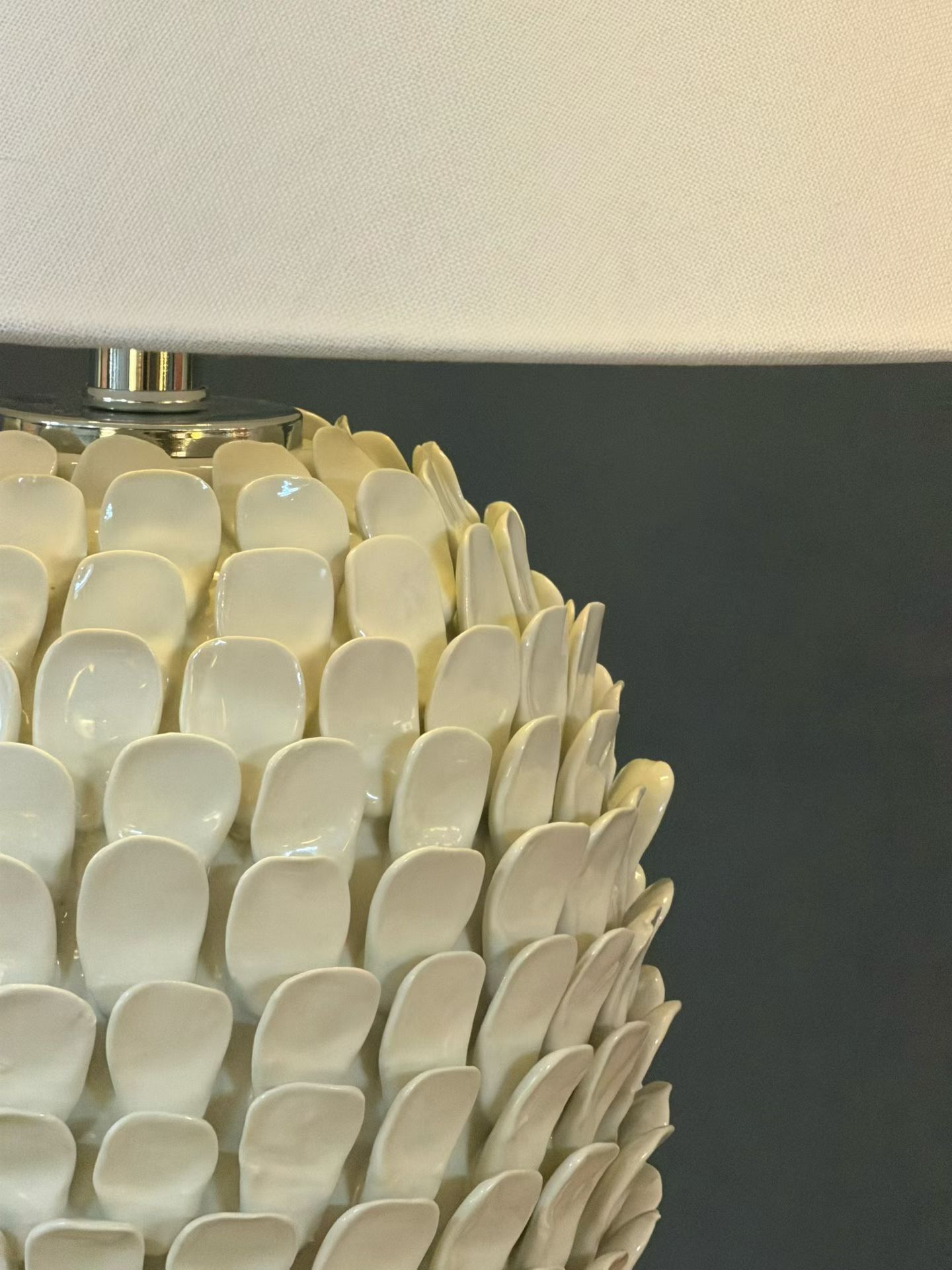  Casailighting “Pinecone Sculpt” Ceramic Table Lamp