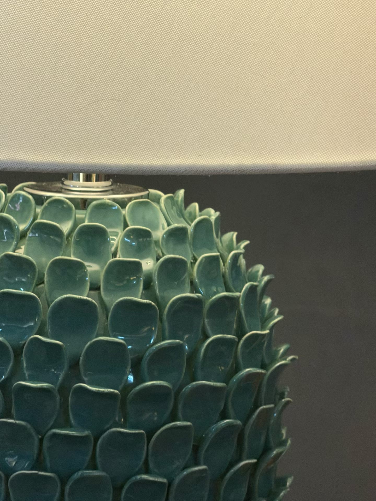  Casailighting “Pinecone Sculpt” Ceramic Table Lamp