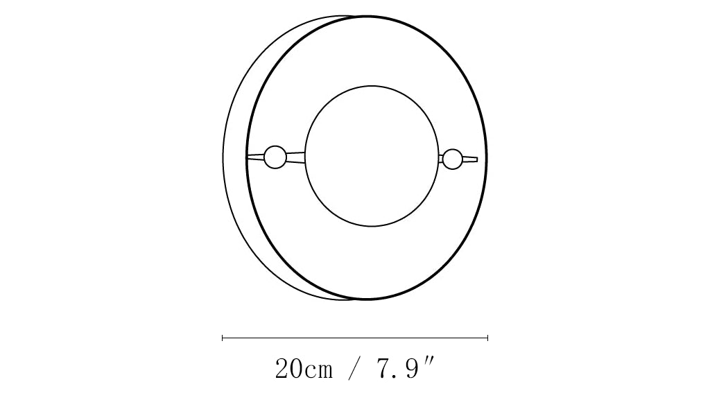 Alabaster Odis Spherical Wall Lamp