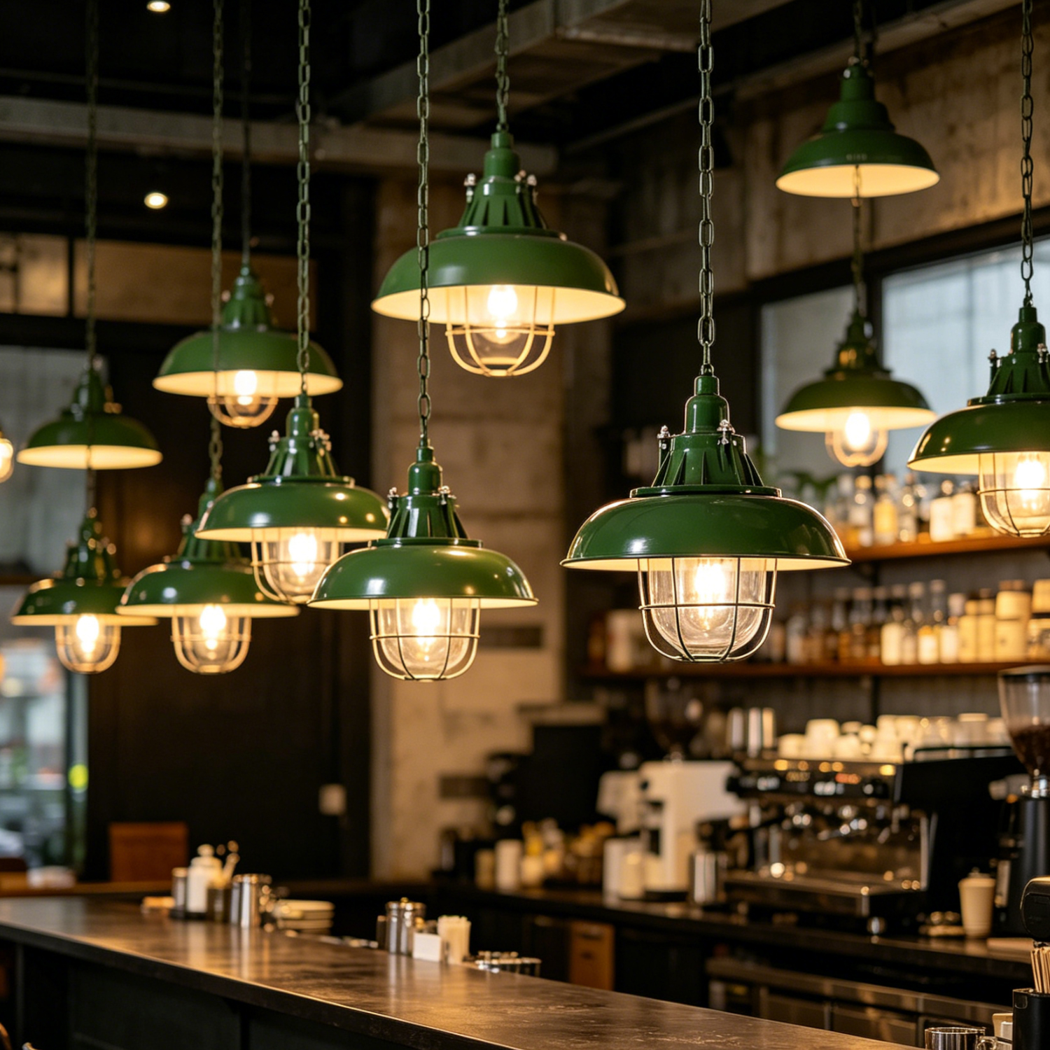 Thorlux Green Pendant Light