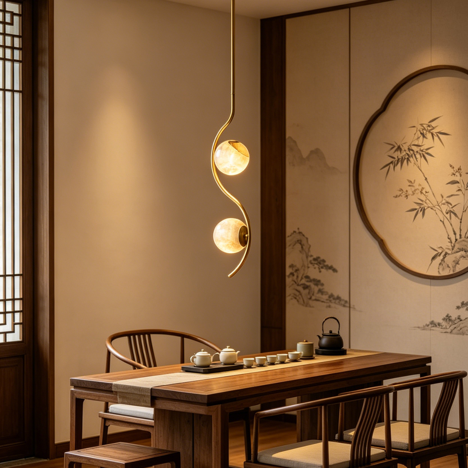 Uva Curved Pendant Lamp