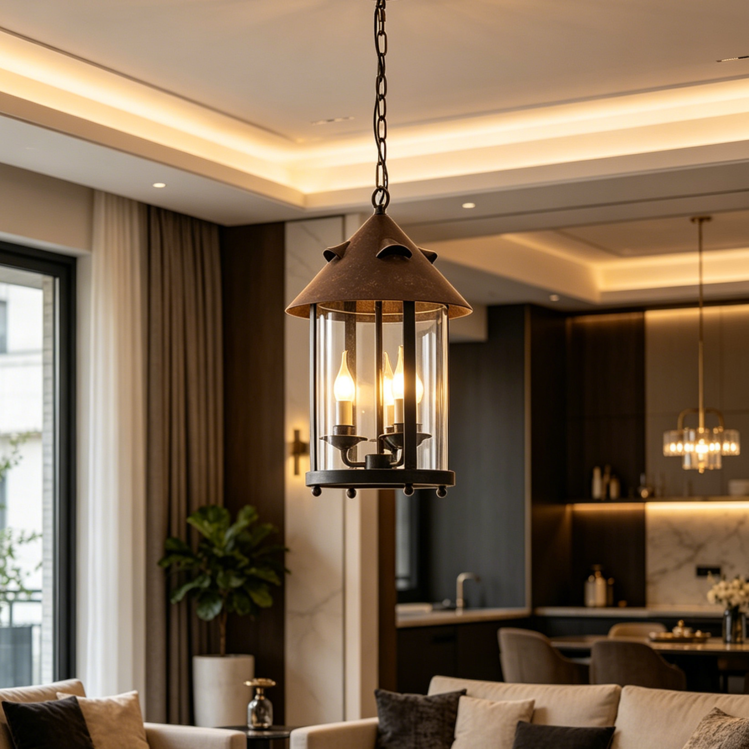 Axford Lantern Pendant Lamp