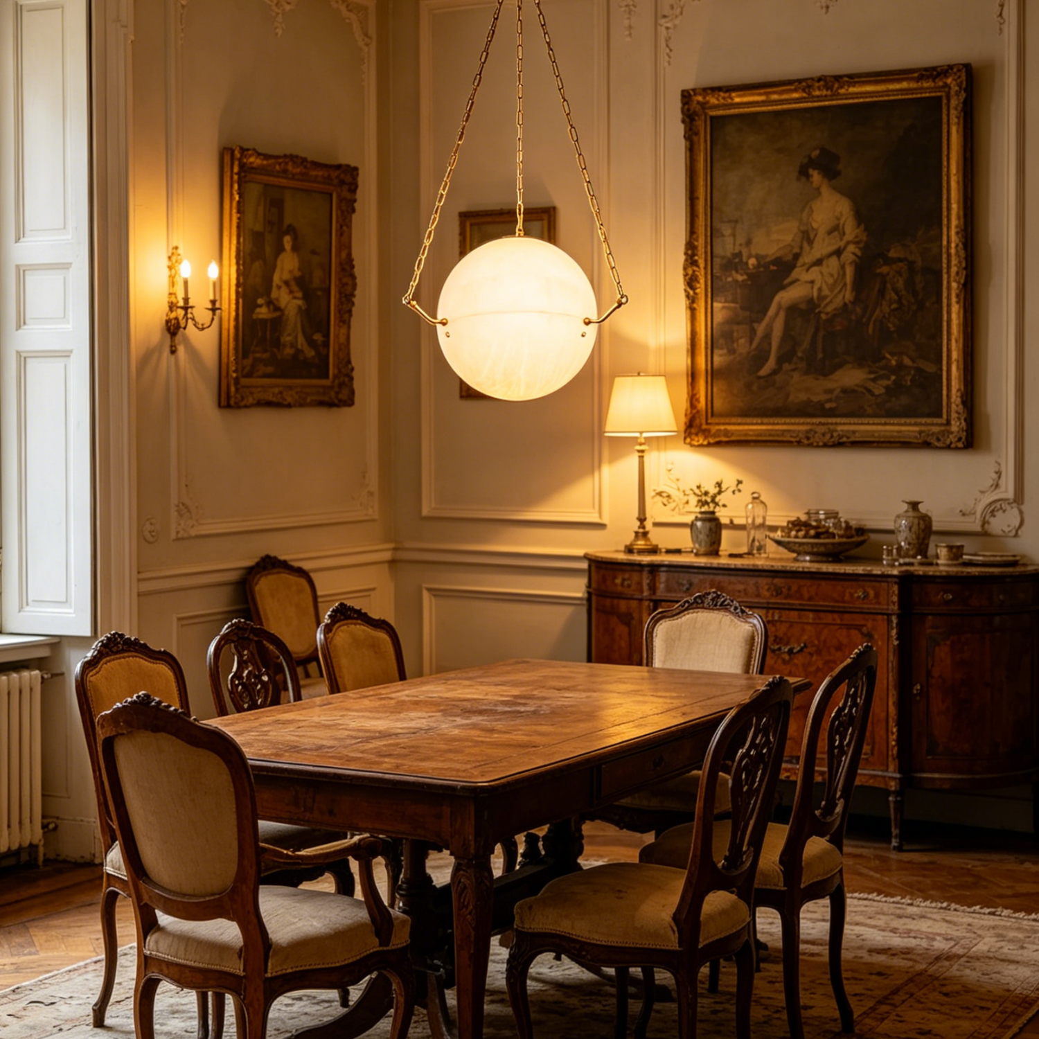 Atlas Alabaster Pendant Lamp