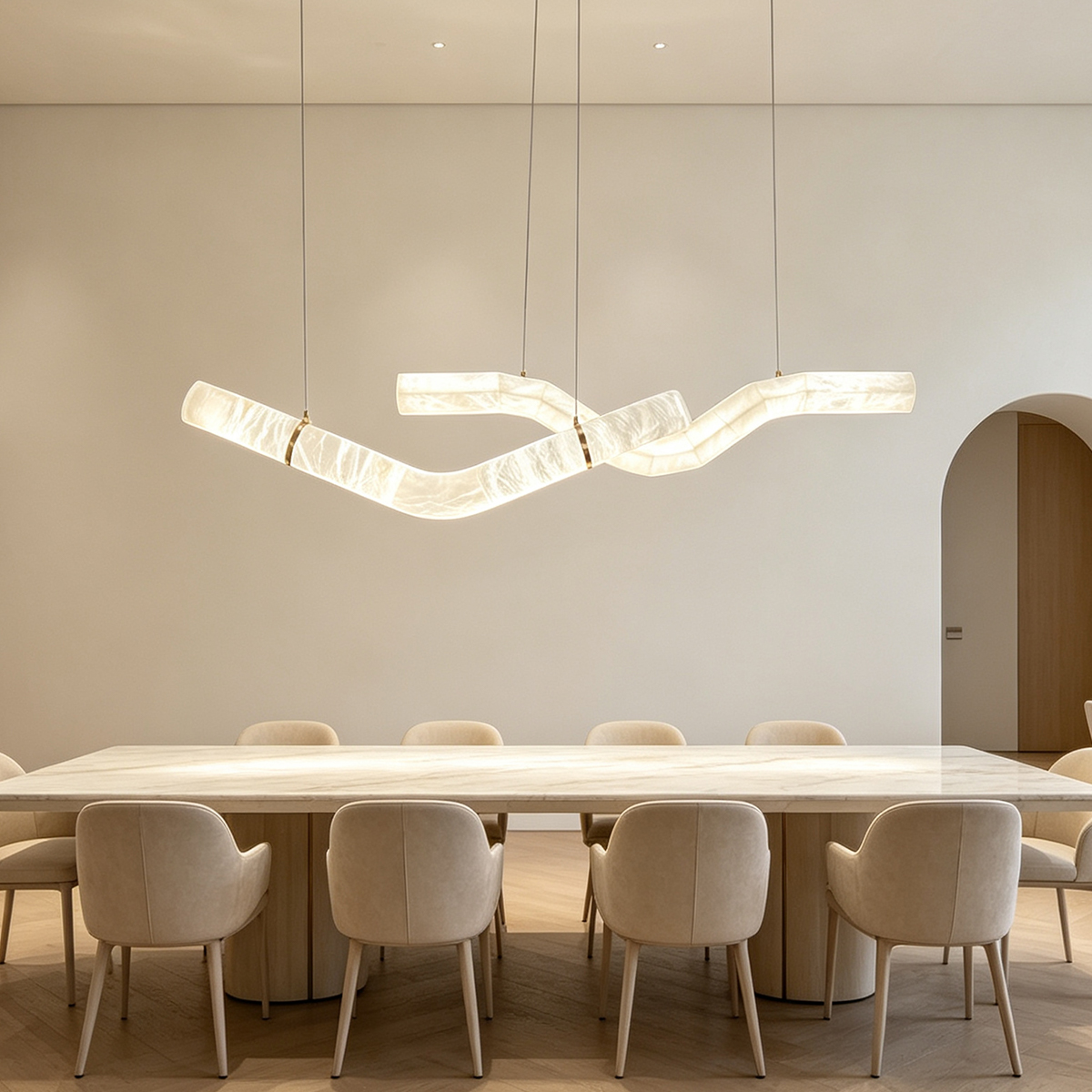 Casailighting Alabaster Hanging Light