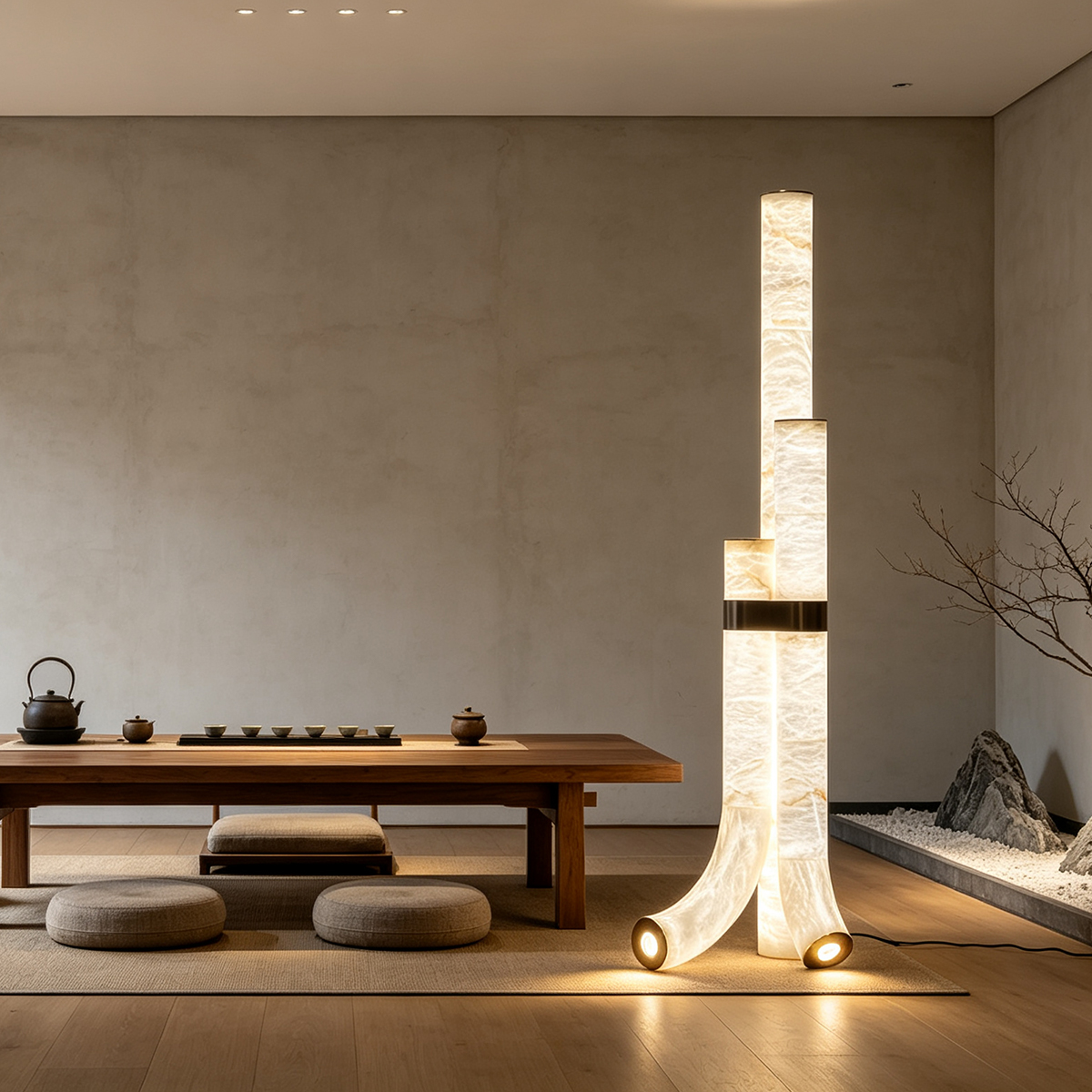 Casailighting Framed Alabaster Floor Lamp