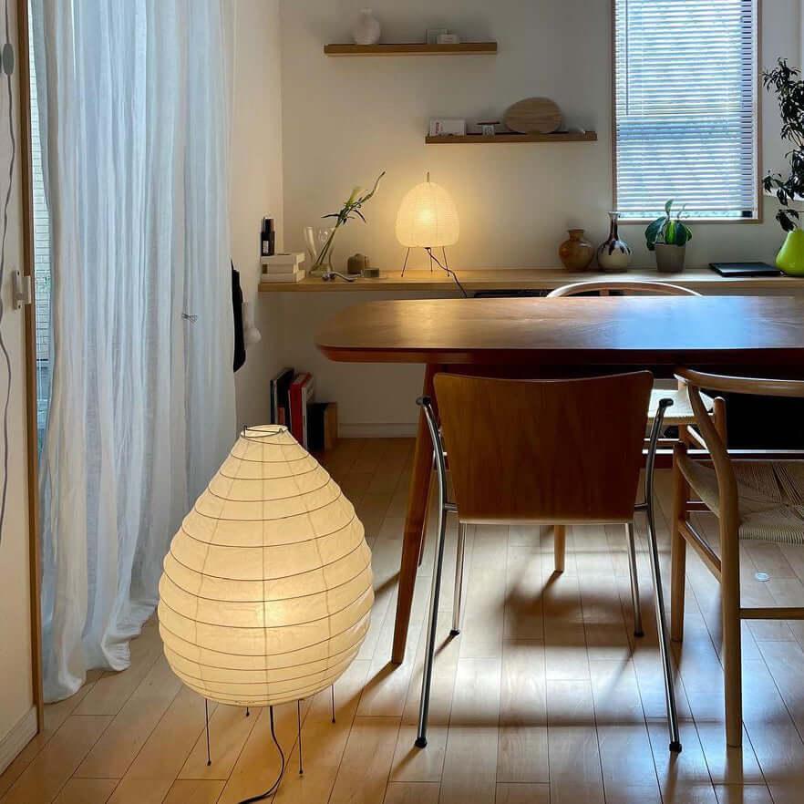 Washi Paper Lantern Table Lamp