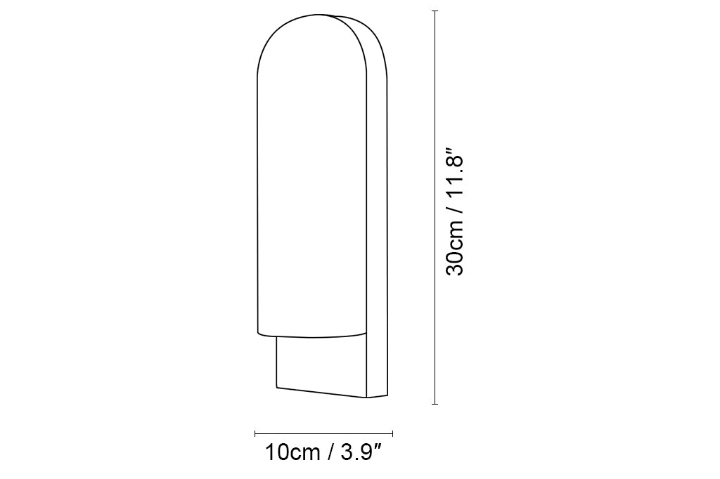 Alabaster Long Strip Wall Lamp