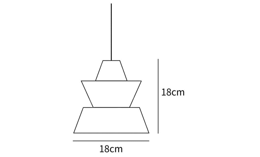 Alabaster Modern Hat Shape Pendant Light