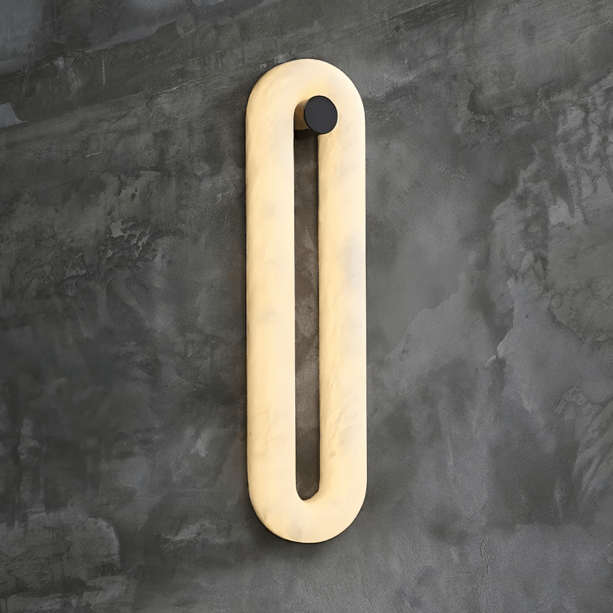 Alabaster Capsule Wall Light