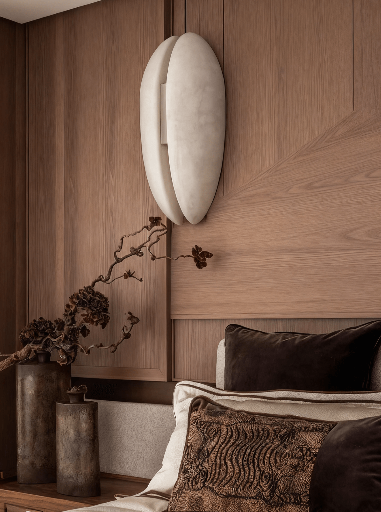 Alabaster Veil Wall Sconce
