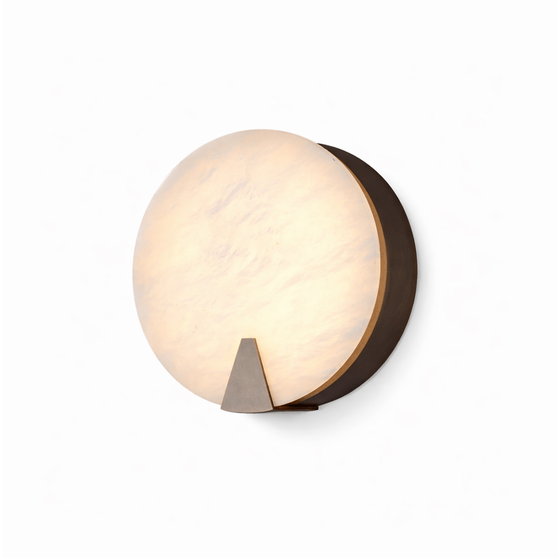 Solaris Halo Alabaster Wall Light