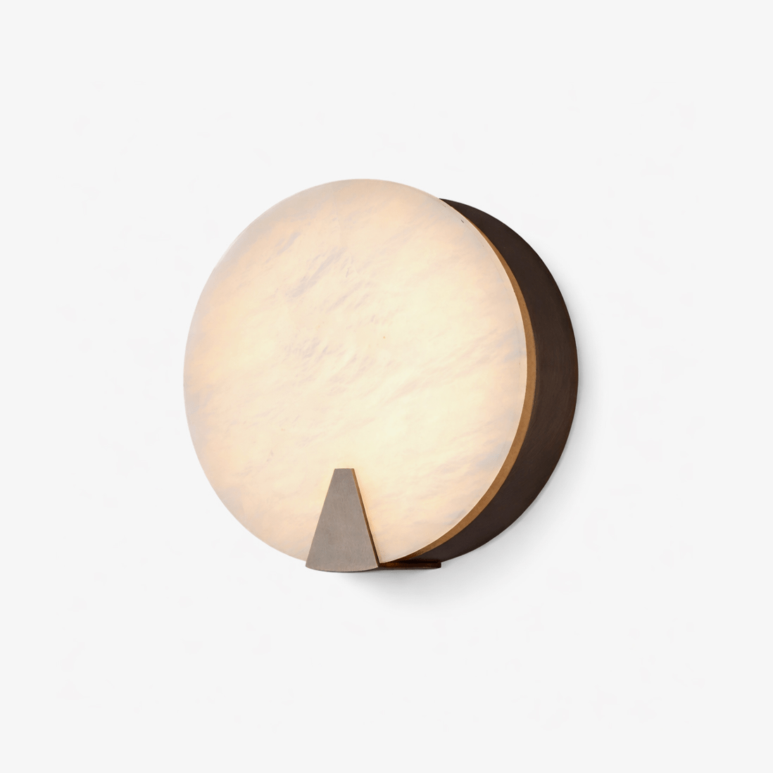Solaris Halo Alabaster Wall Light