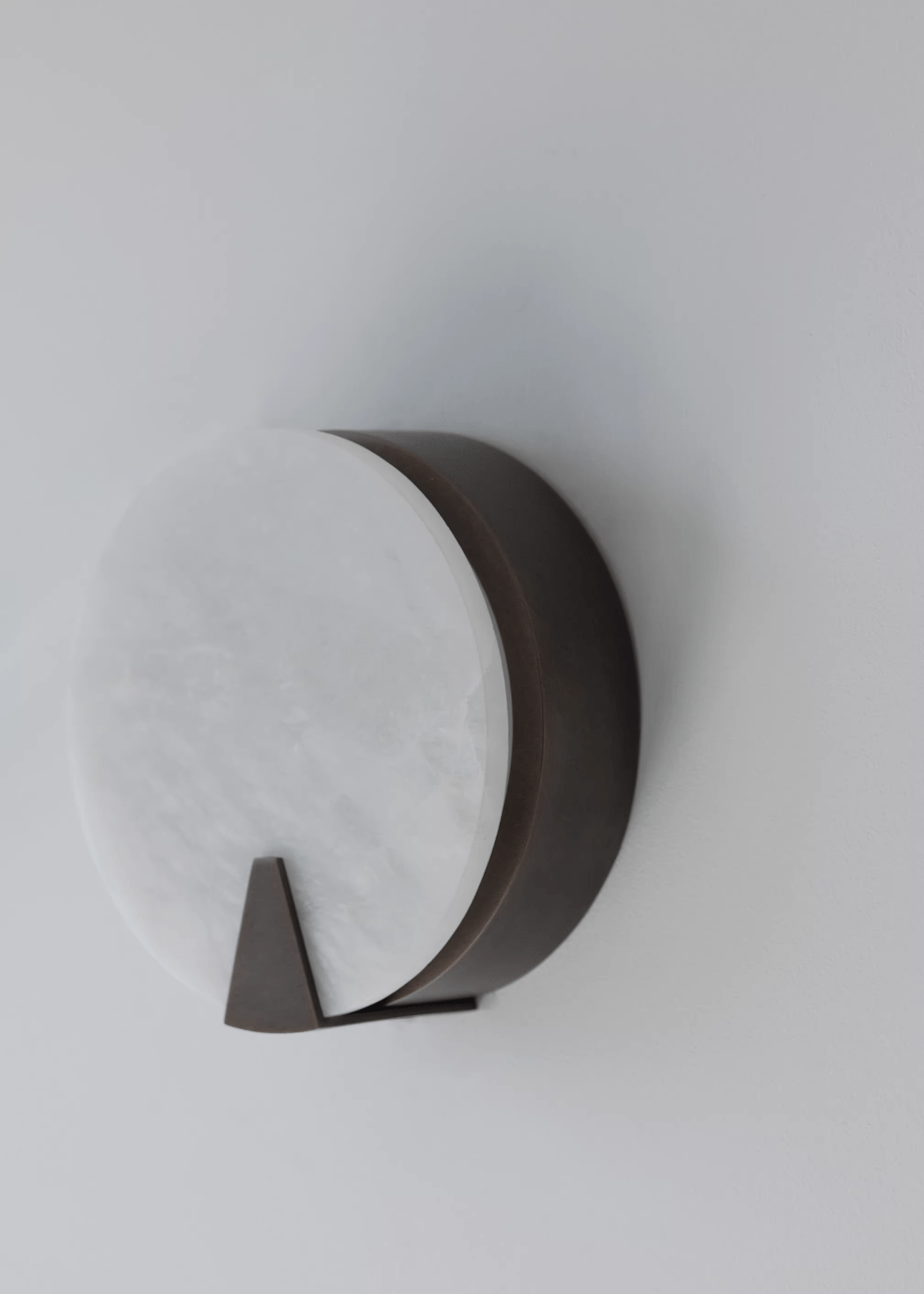 Solaris Halo Alabaster Wall Light