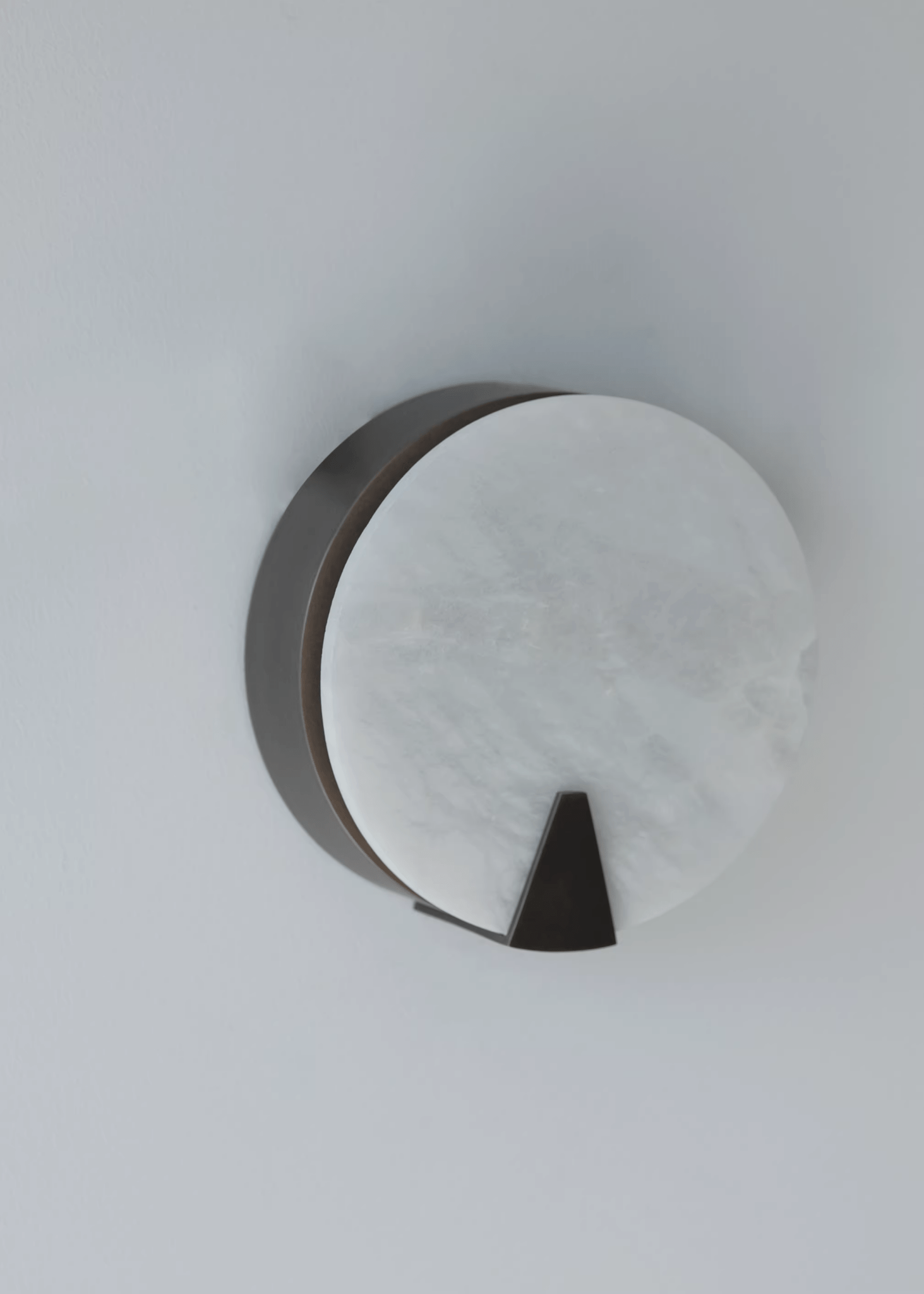 Solaris Halo Alabaster Wall Light