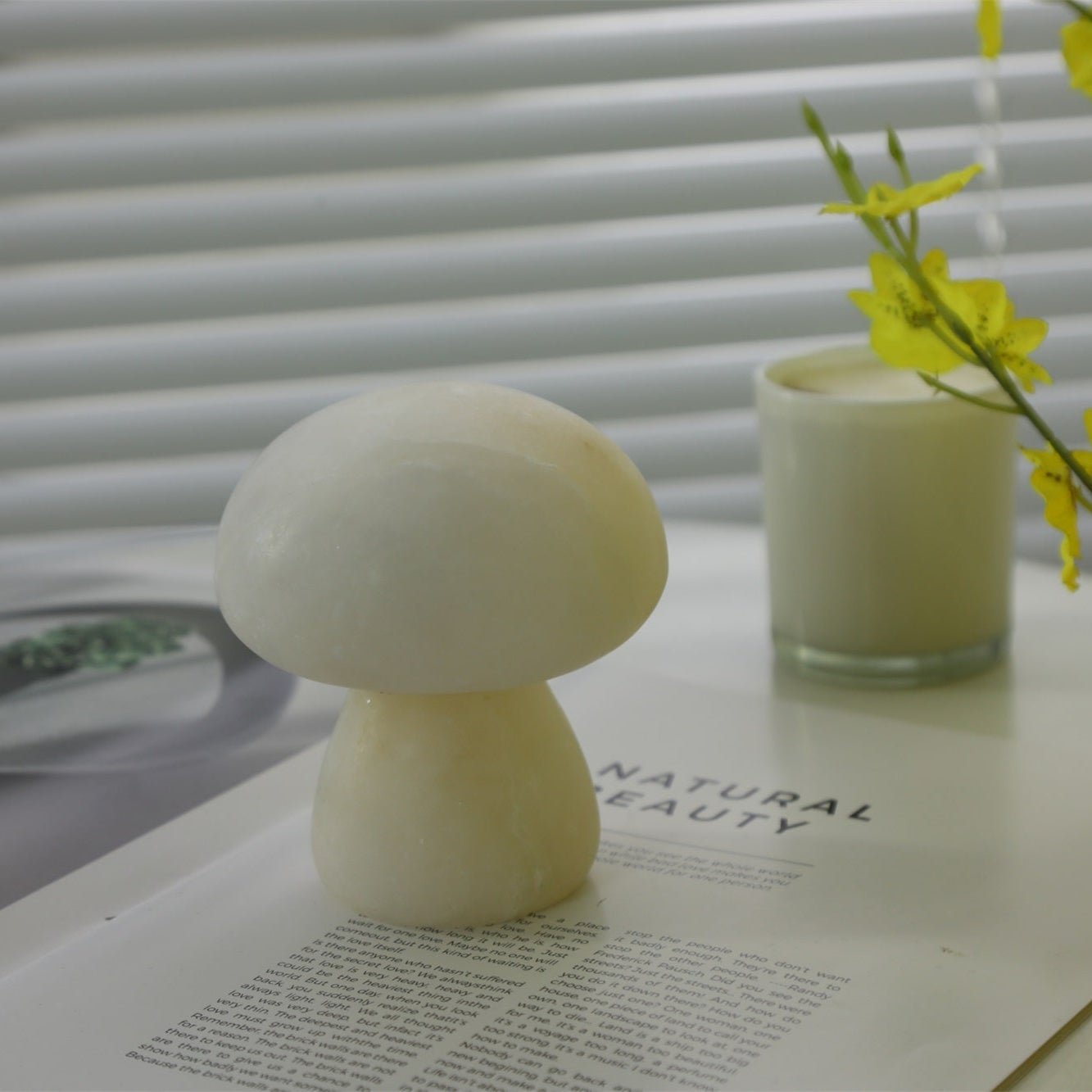 Alabaster Mushroom Table Lamp