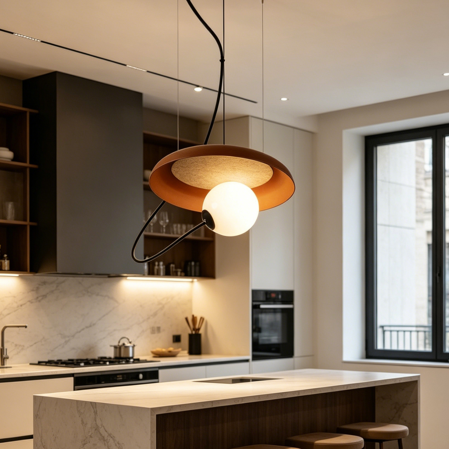 Acoustic Disc Pendant Lamp