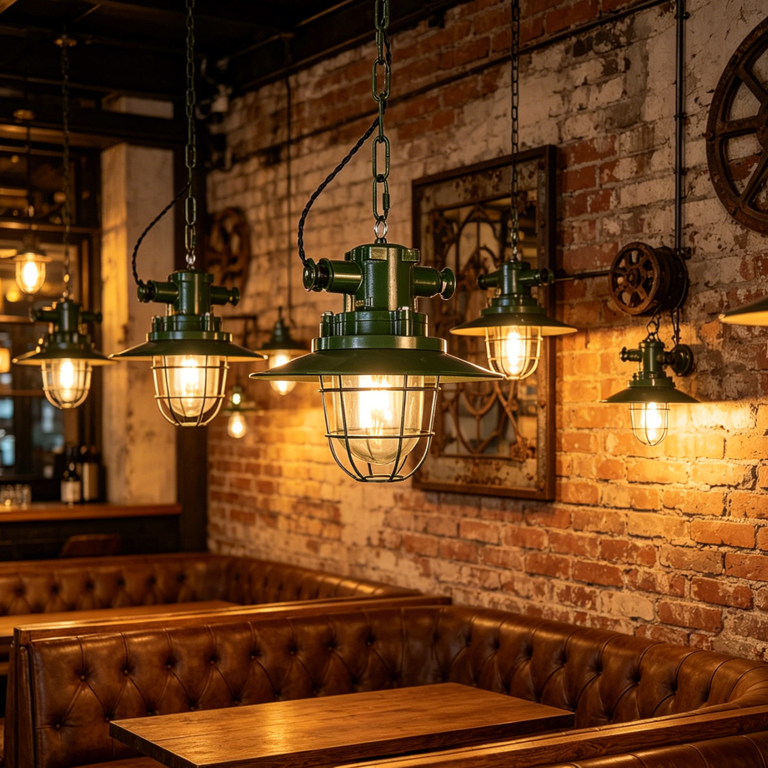 Thorlux Green Pendant Light
