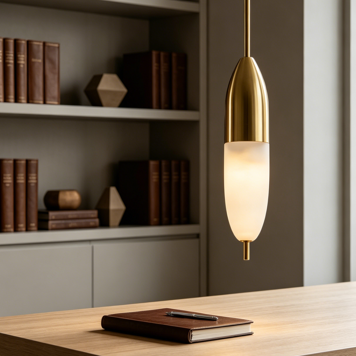 Alabaster Bolus Pendant Light