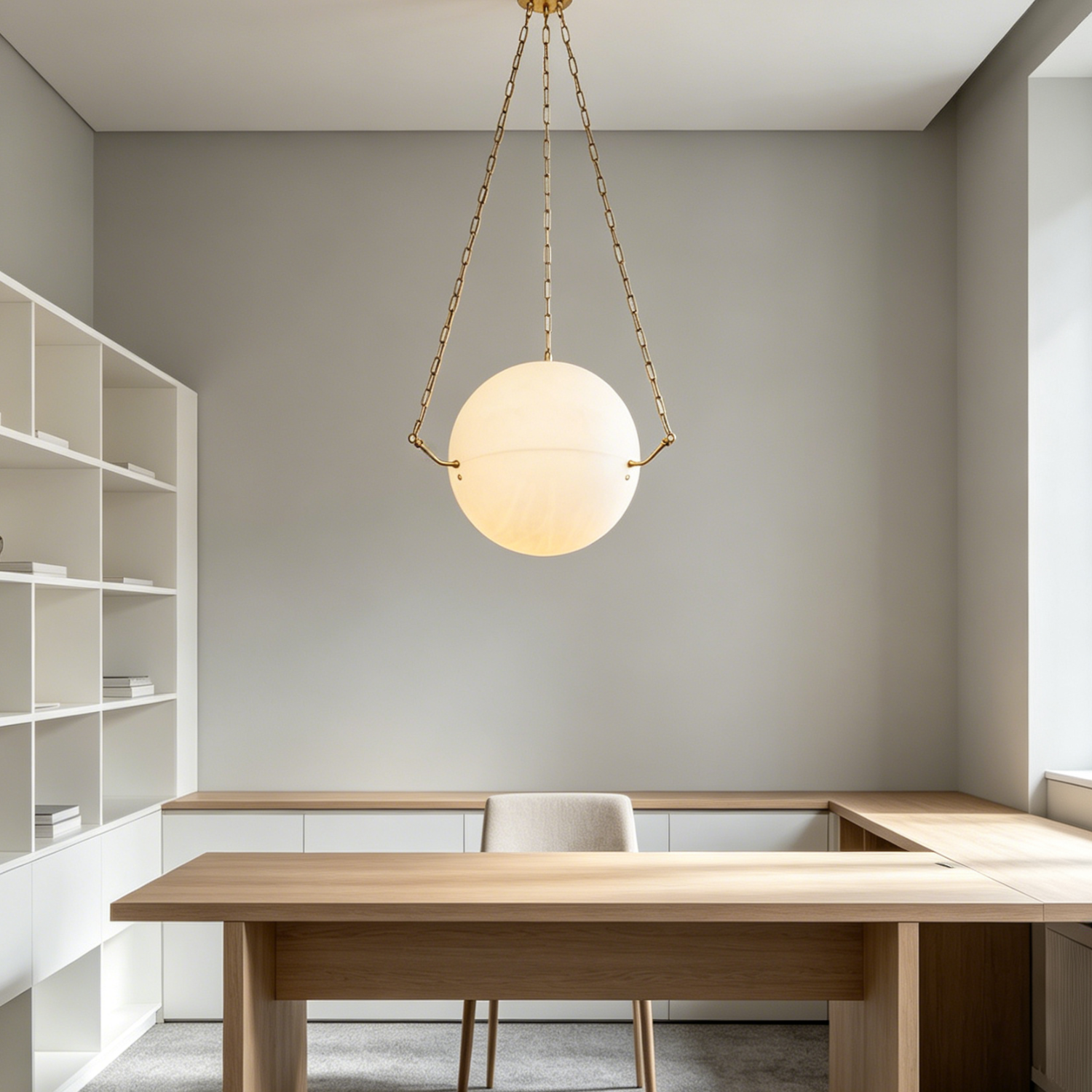 Atlas Alabaster Pendant Lamp