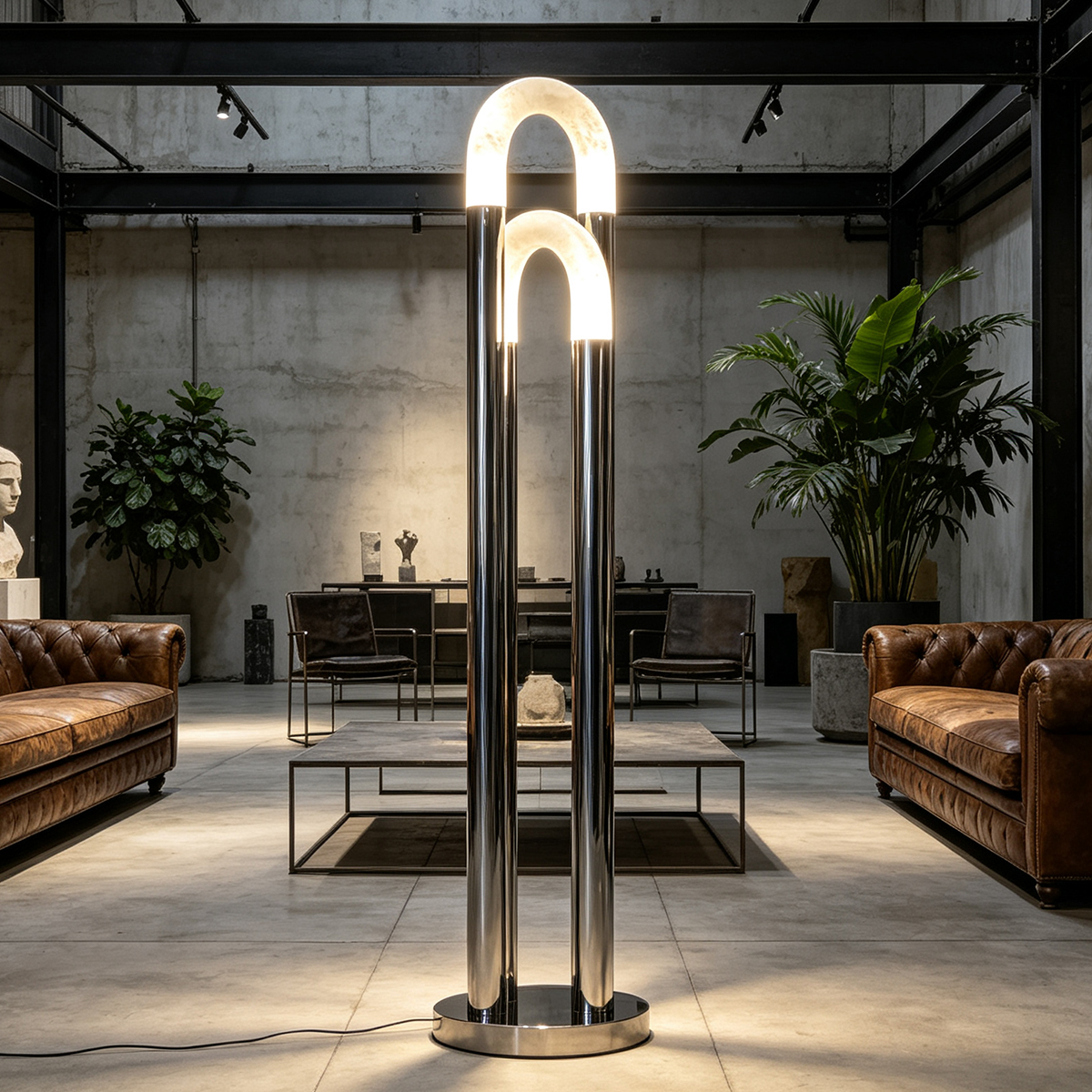 Catena Alabaster Floor Lamp