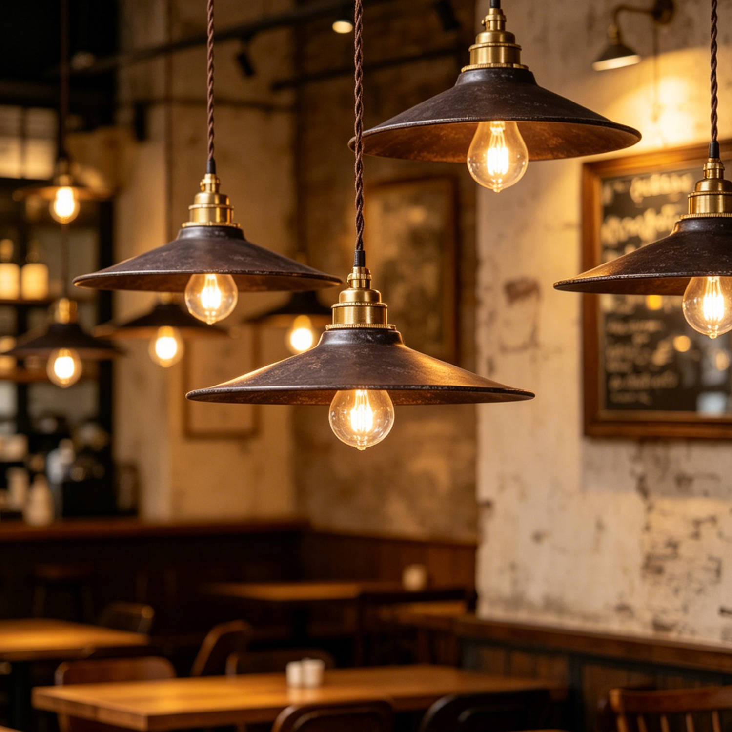 Industrial Flat Pendant Light