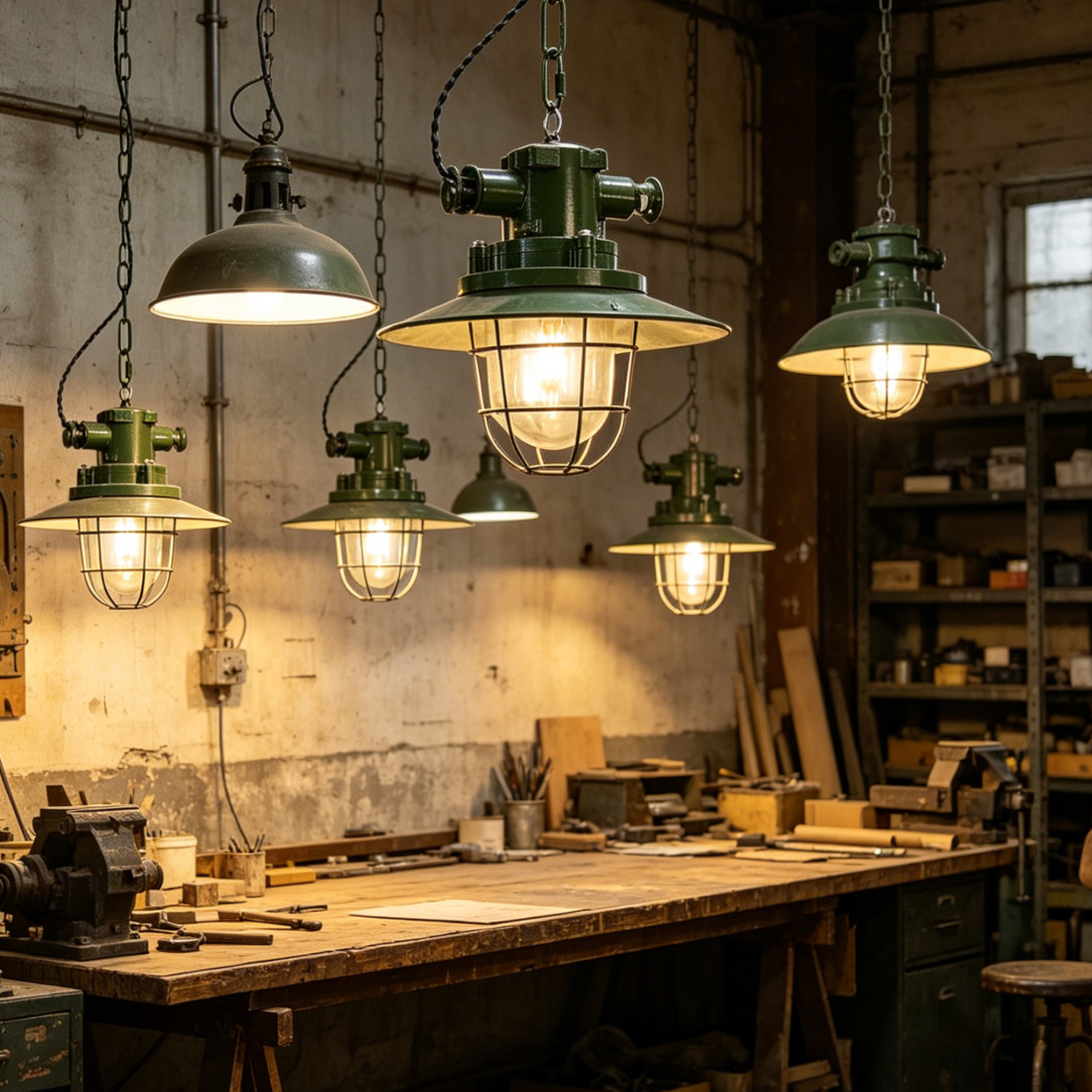 Thorlux Green Pendant Light
