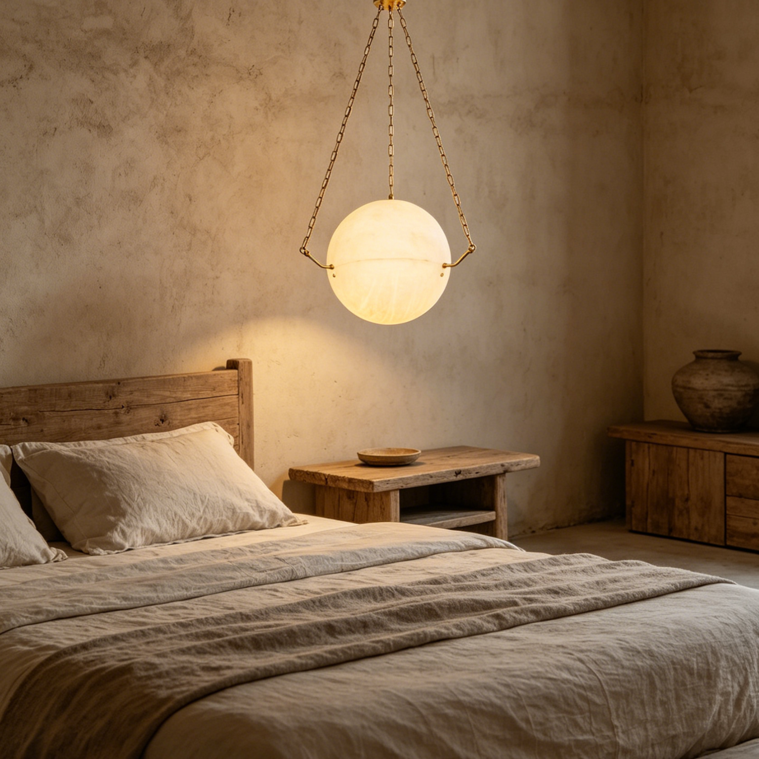 Atlas Alabaster Pendant Lamp