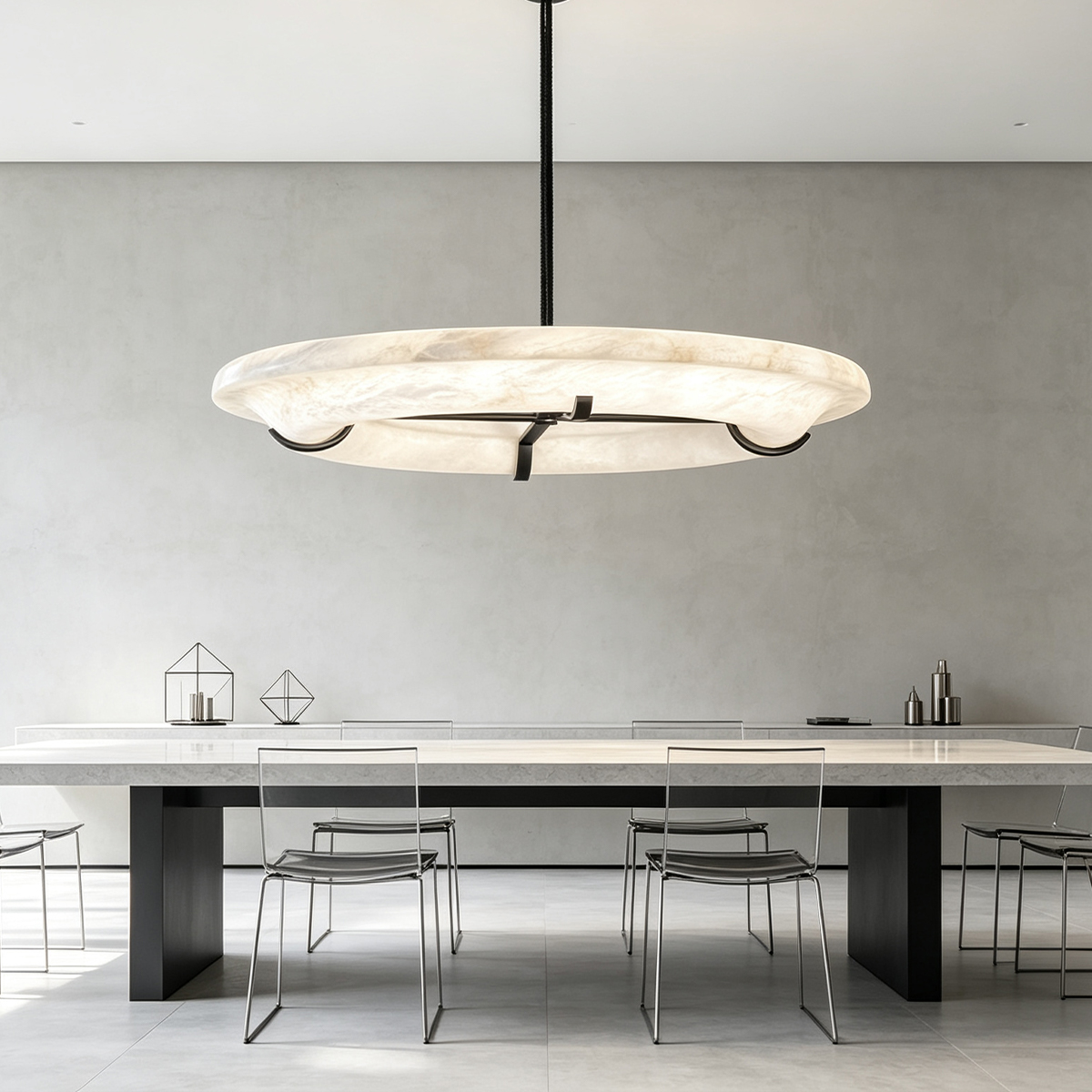 Casailighting Alabaster Ring Chandelier