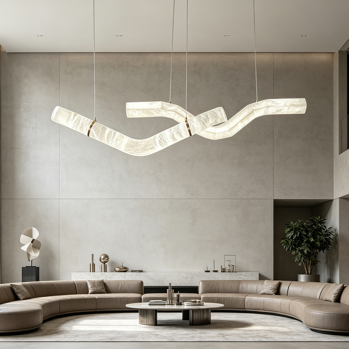 Casailighting Alabaster Hanging Light