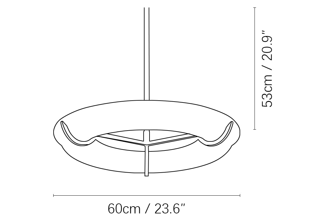 Round Carve Alabaster Pendant Light