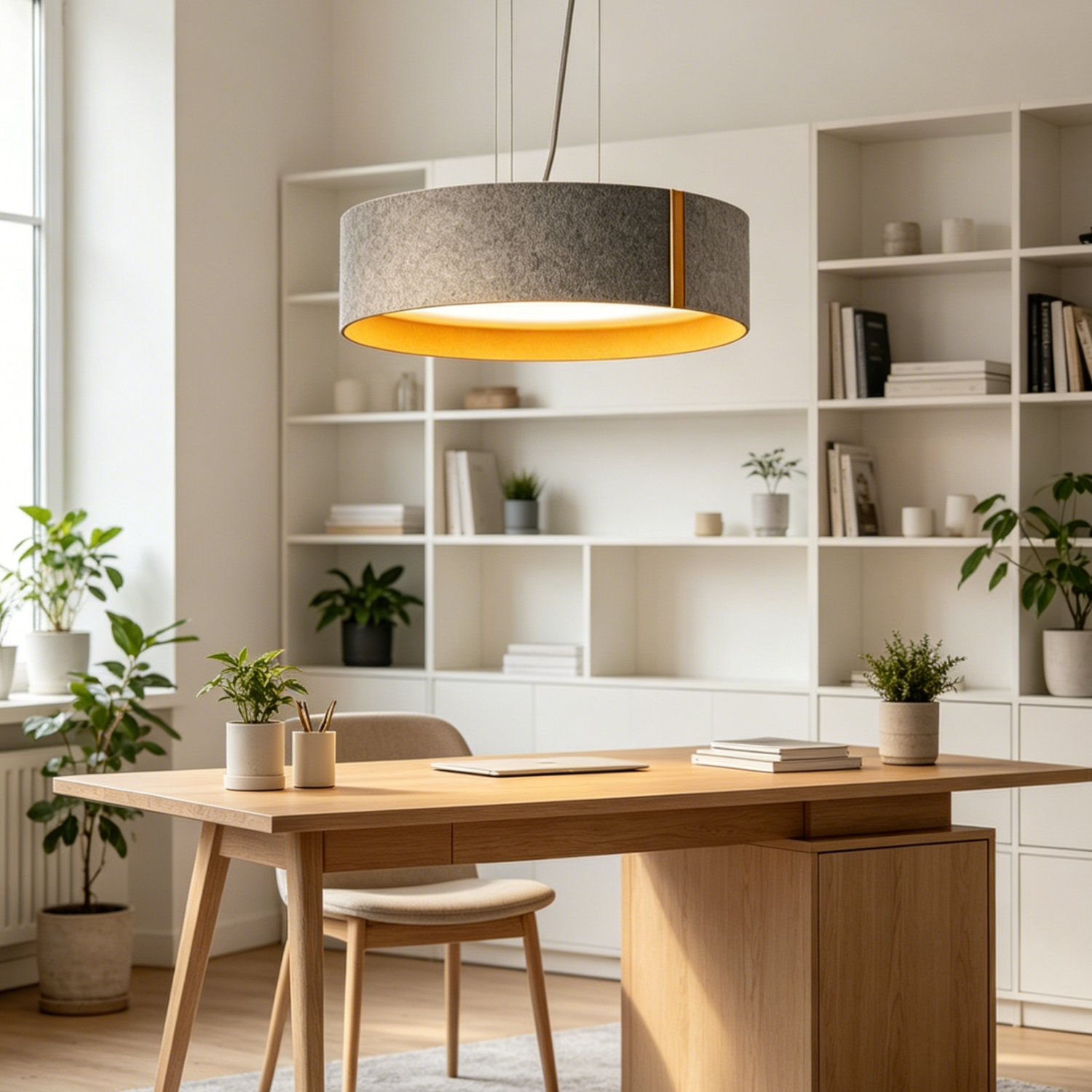 Felt Pendant Light