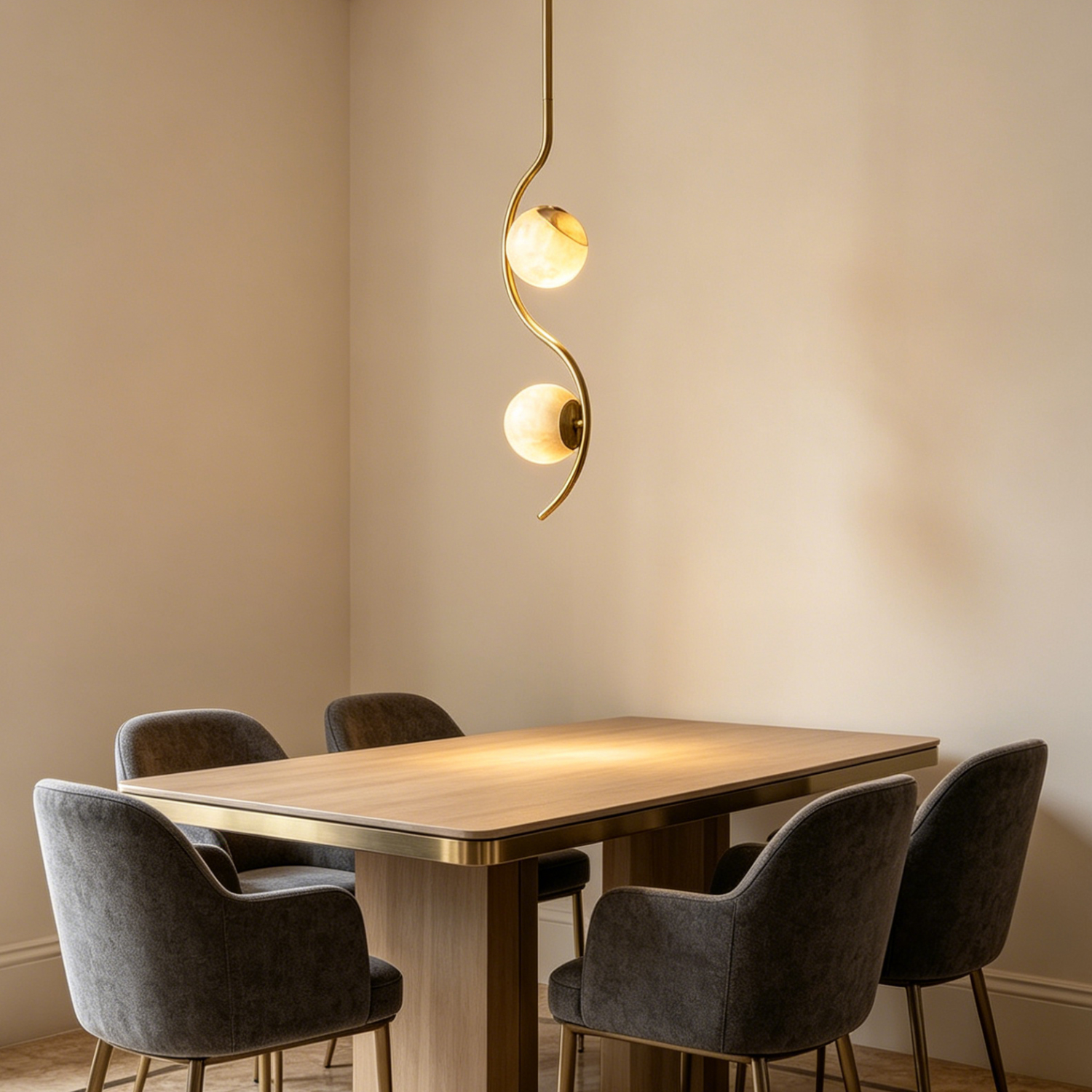 Uva Curved Pendant Lamp