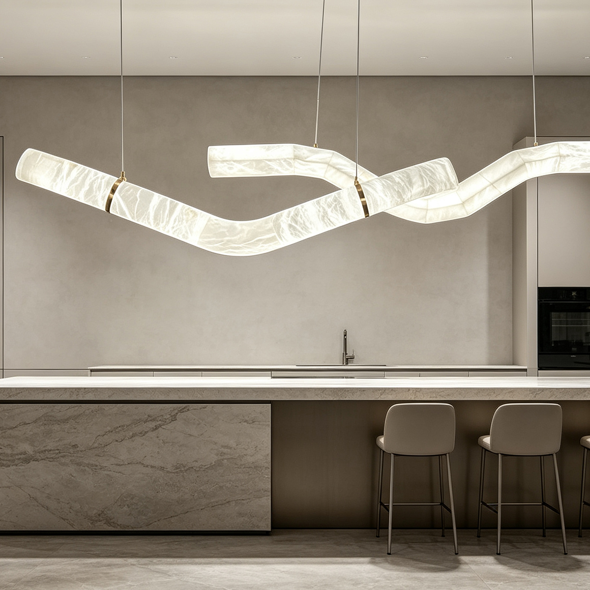 Casailighting Alabaster Hanging Light