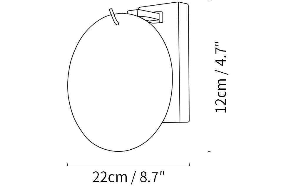 Luxury Alabaster Round Wall Light
