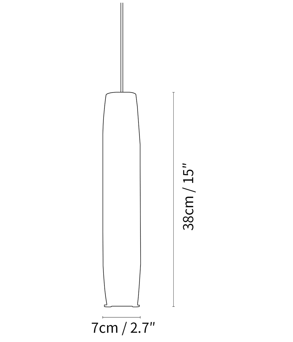 Alabaster Flute Luxury Pendant Light