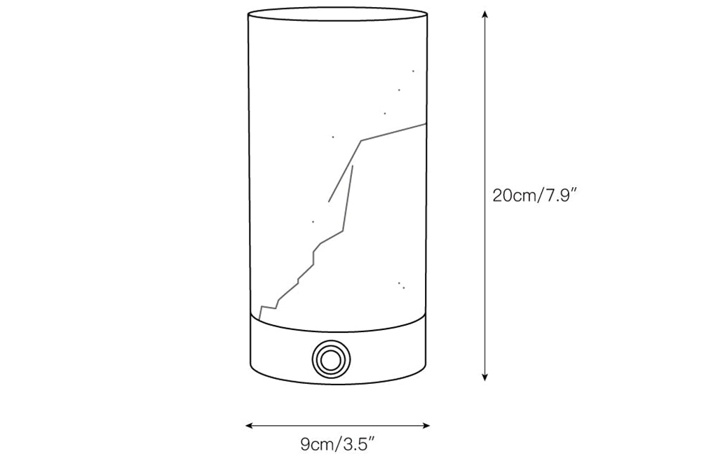 Cylindrical Totem Alabaster Table Lamp
