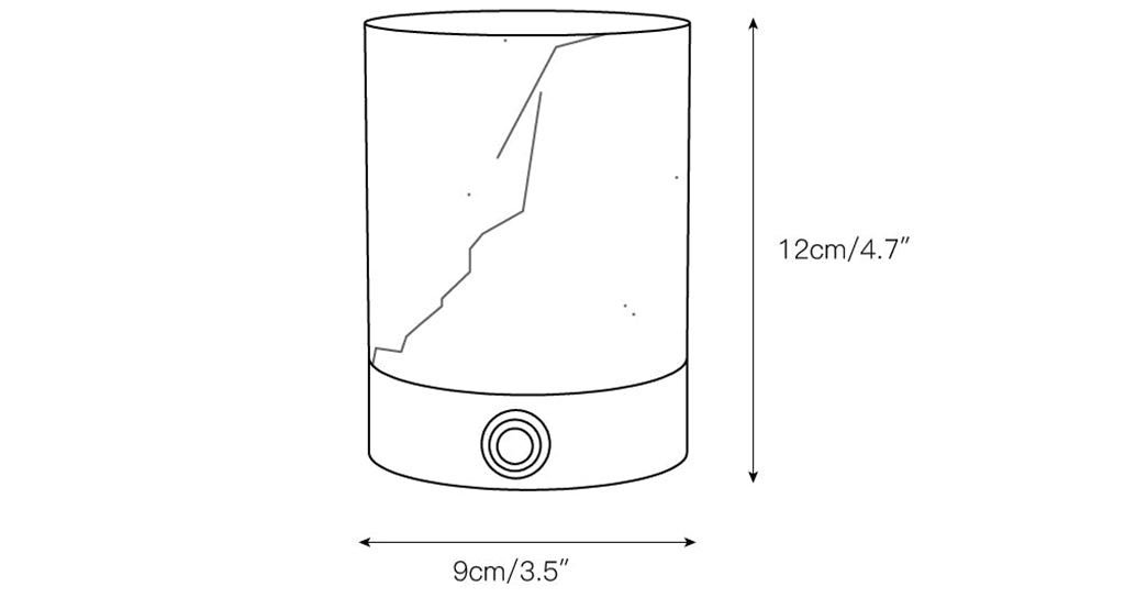 Cylindrical Totem Alabaster Table Lamp