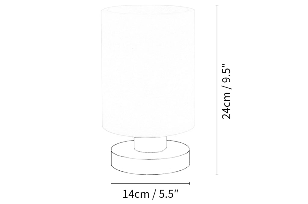 Copper LED Marble Table Lamp